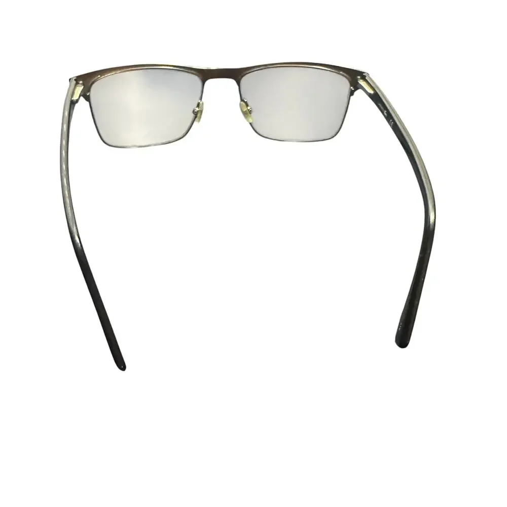 Lacoste L2198 Eyeglasses Black Semi Rim Rectangular 55-18-145 unisex